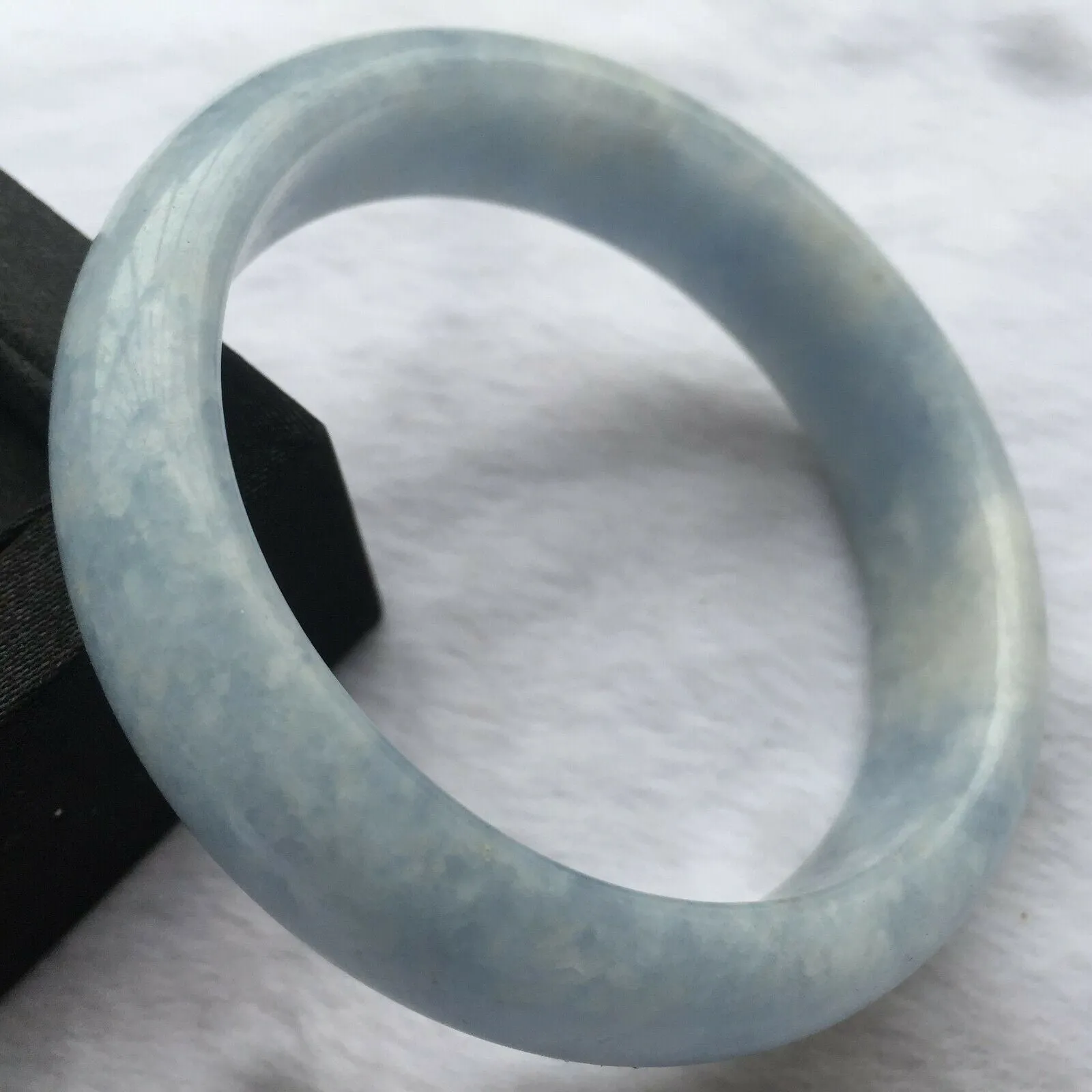 10% OFF- 59/60/61mm Certified Natural Lavender Purple Jadeite Emerald A*Jade HandCarved Bracelet Bangle X3371