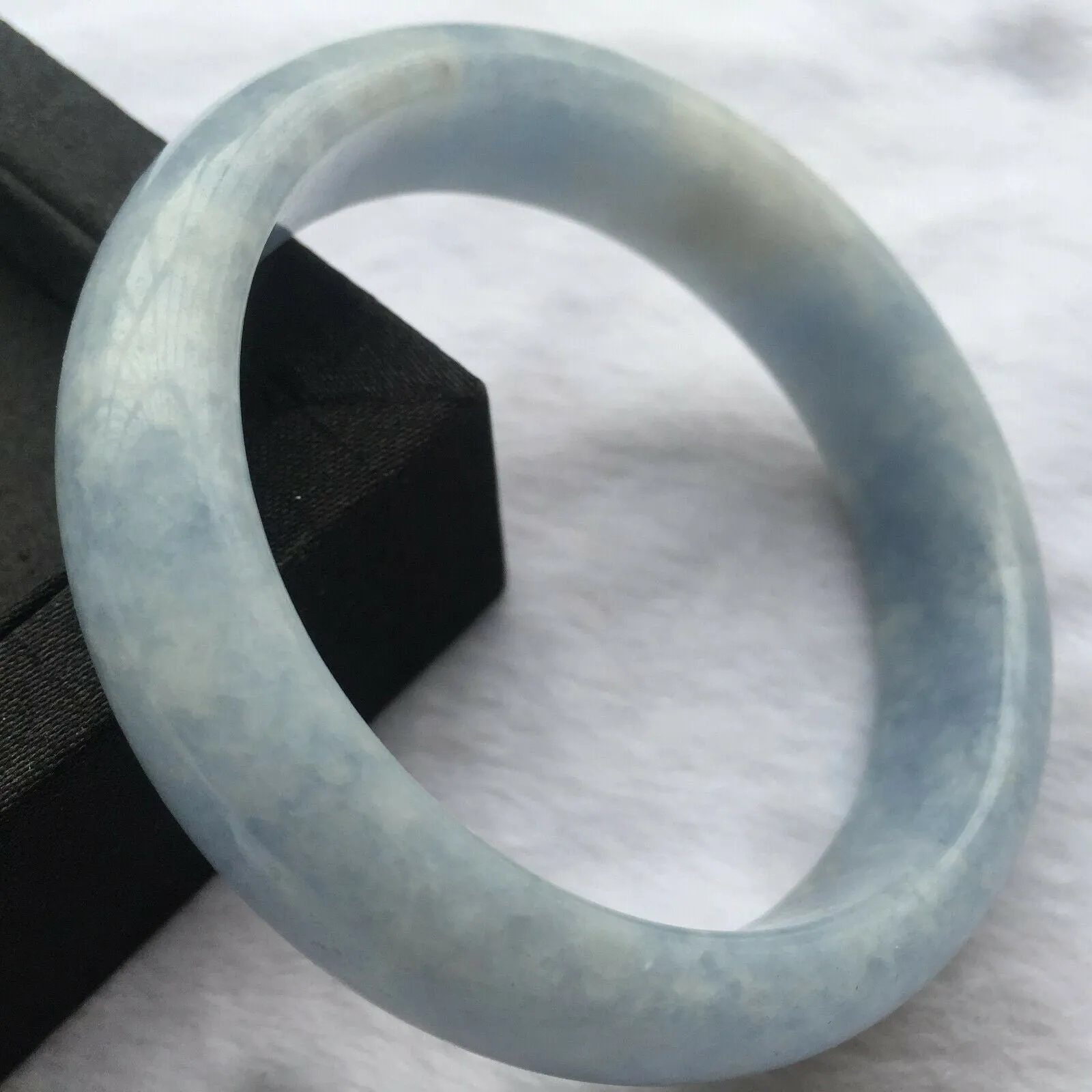 10% OFF- 59/60/61mm Certified Natural Lavender Purple Jadeite Emerald A*Jade HandCarved Bracelet Bangle X3371