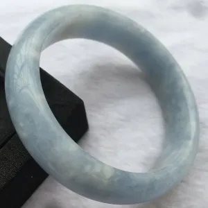 10% OFF- 59/60/61mm Certified Natural Lavender Purple Jadeite Emerald A*Jade HandCarved Bracelet Bangle X3371