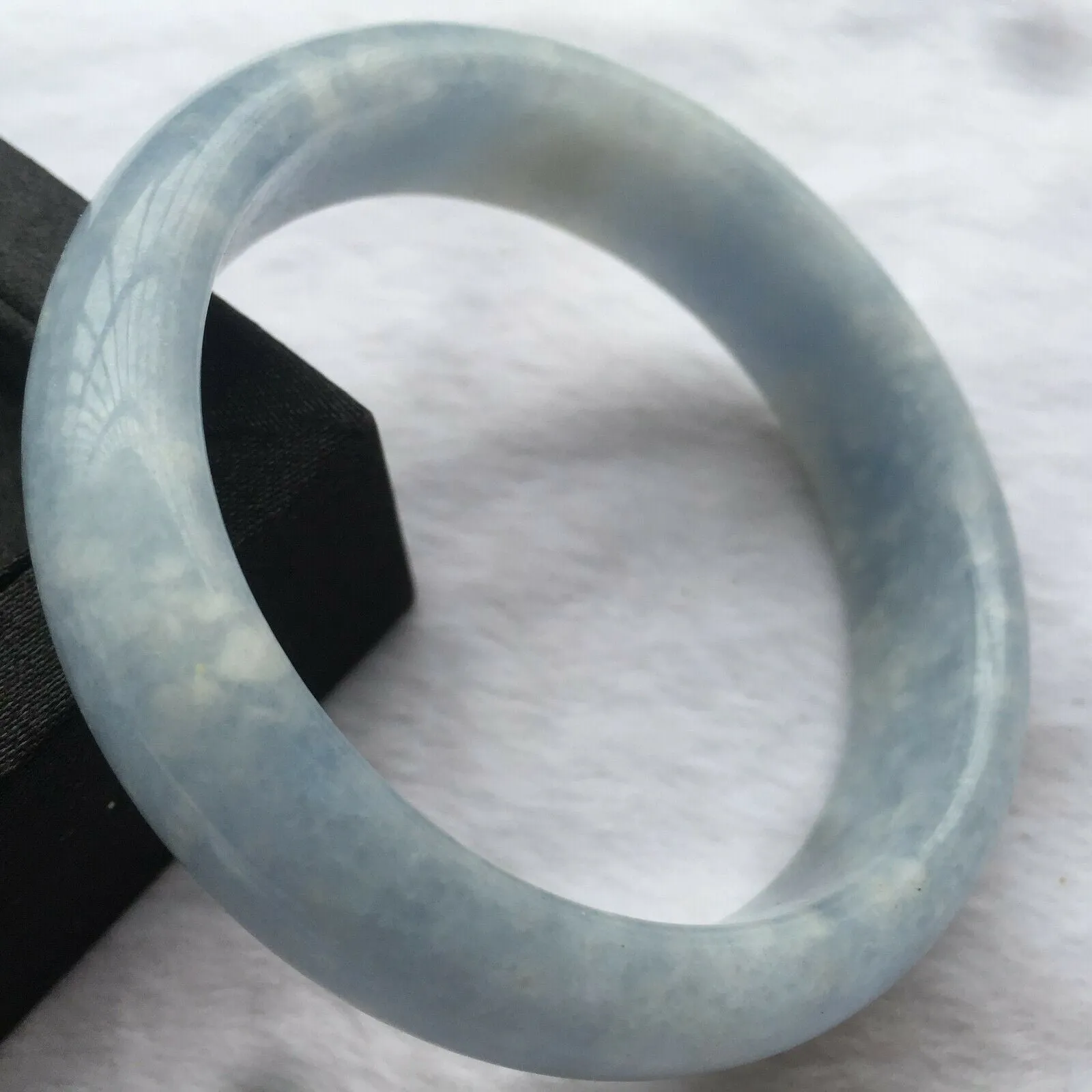 10% OFF- 59/60/61mm Certified Natural Lavender Purple Jadeite Emerald A*Jade HandCarved Bracelet Bangle X3371
