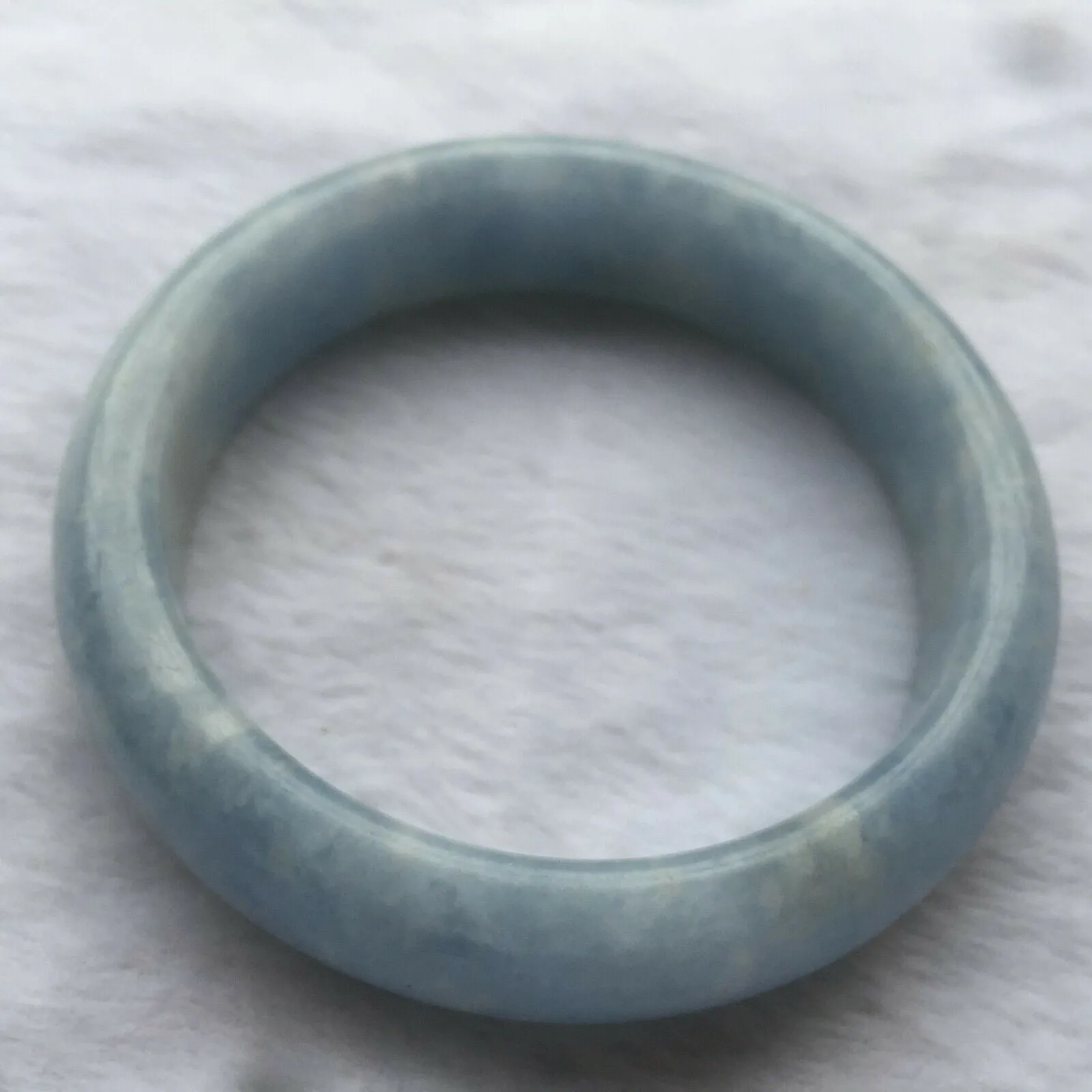 10% OFF- 59/60/61mm Certified Natural Lavender Purple Jadeite Emerald A*Jade HandCarved Bracelet Bangle X3371