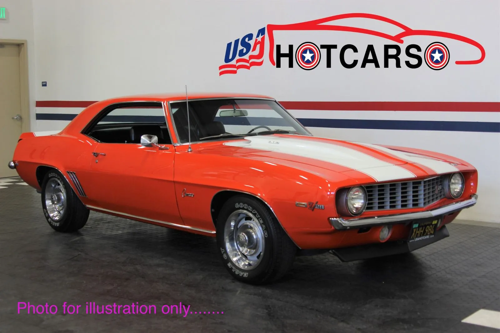 1/10 Lexan Clear RC Car Body Shell for  1969 CHEVROLET CAMARO Z28 200mm