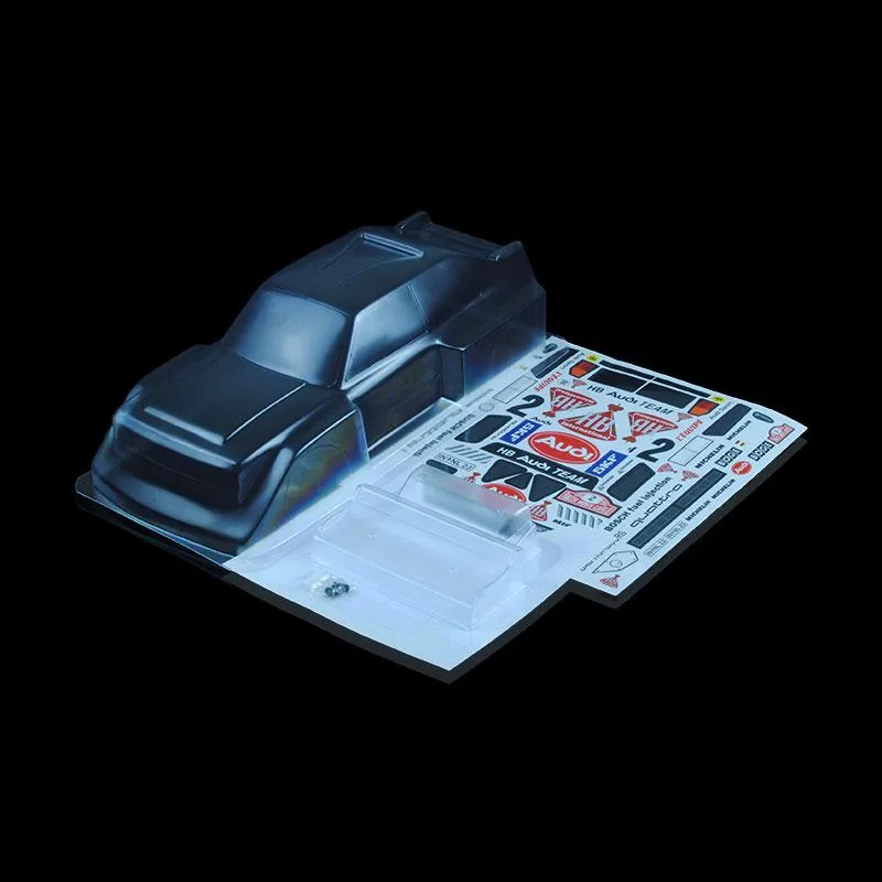 1/10 Lexan Clear RC Car Body Shell for AUDI QUATTRO S1 RALLY 190mm