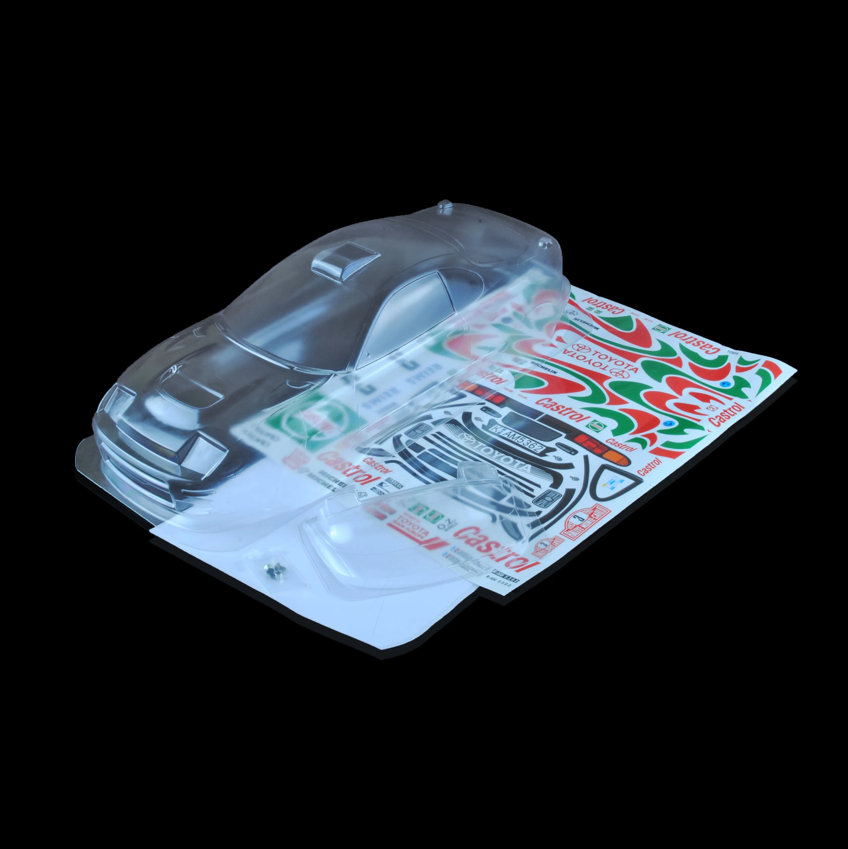 1/10 Lexan Clear RC Car Body Shell for CELICA GT-4 RALLY 190mm