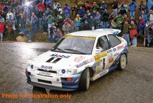 1/10 Lexan Clear RC Car Body Shell for FORD ESCORT COSWORTH 190mm