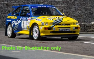 1/10 Lexan Clear RC Car Body Shell for FORD ESCORT RS COSWORTH PILOT RALLY 190mm