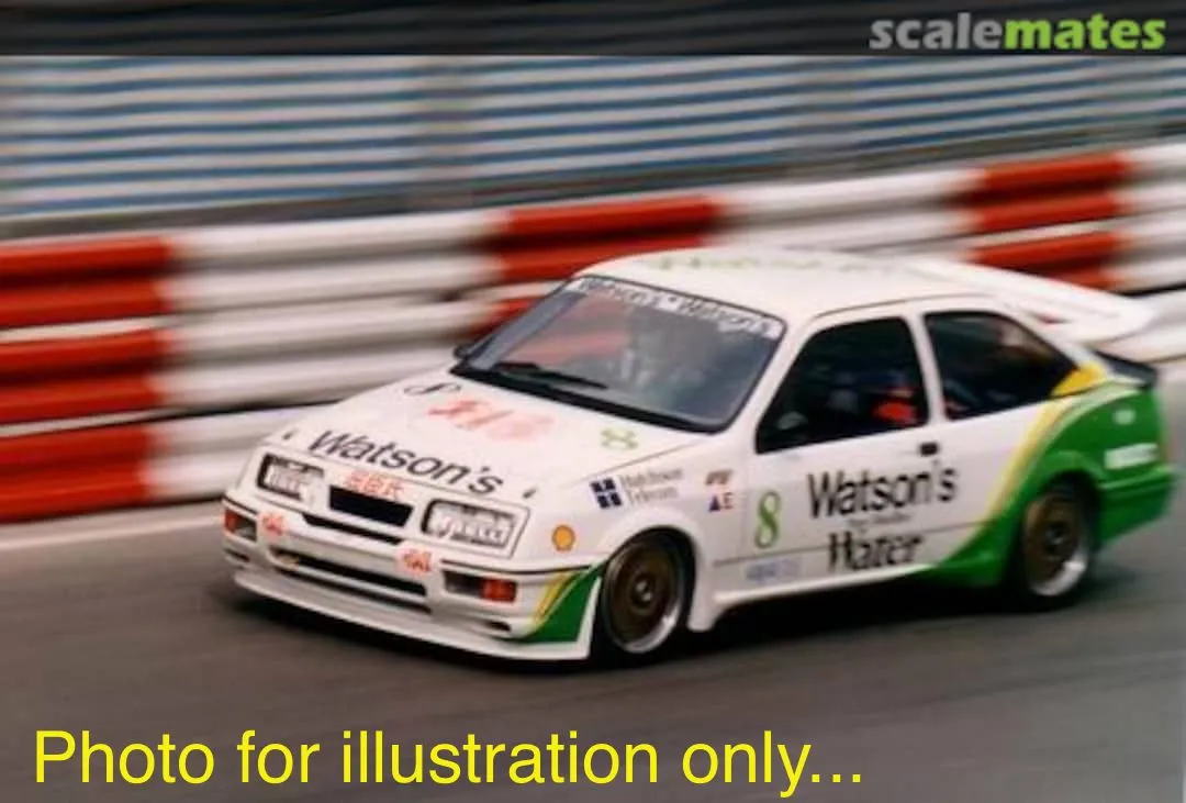 1/10 Lexan Clear RC Car Body Shell for Ford Sierra RS500 Cosworth