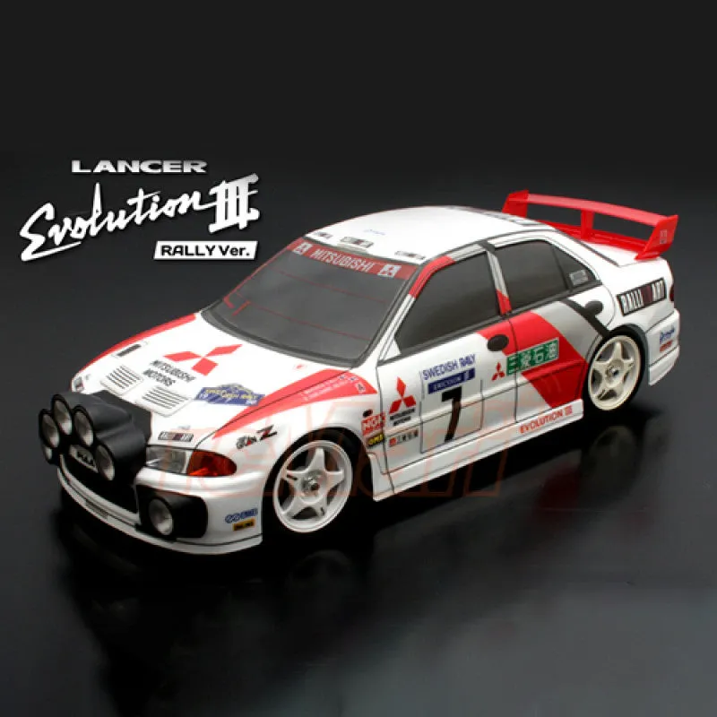 1/10 Lexan Clear RC Car Body Shell for LANCER EVOLUTION III 190mm