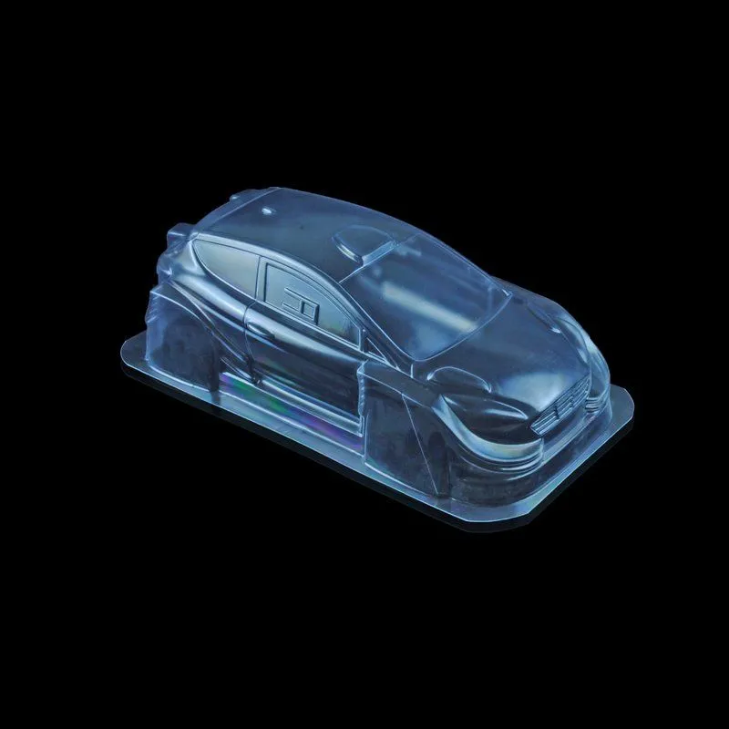 1/10 Lexan Clear RC Car Body Shell for M-chassis Ford Fiesta Monster Rally 210mm