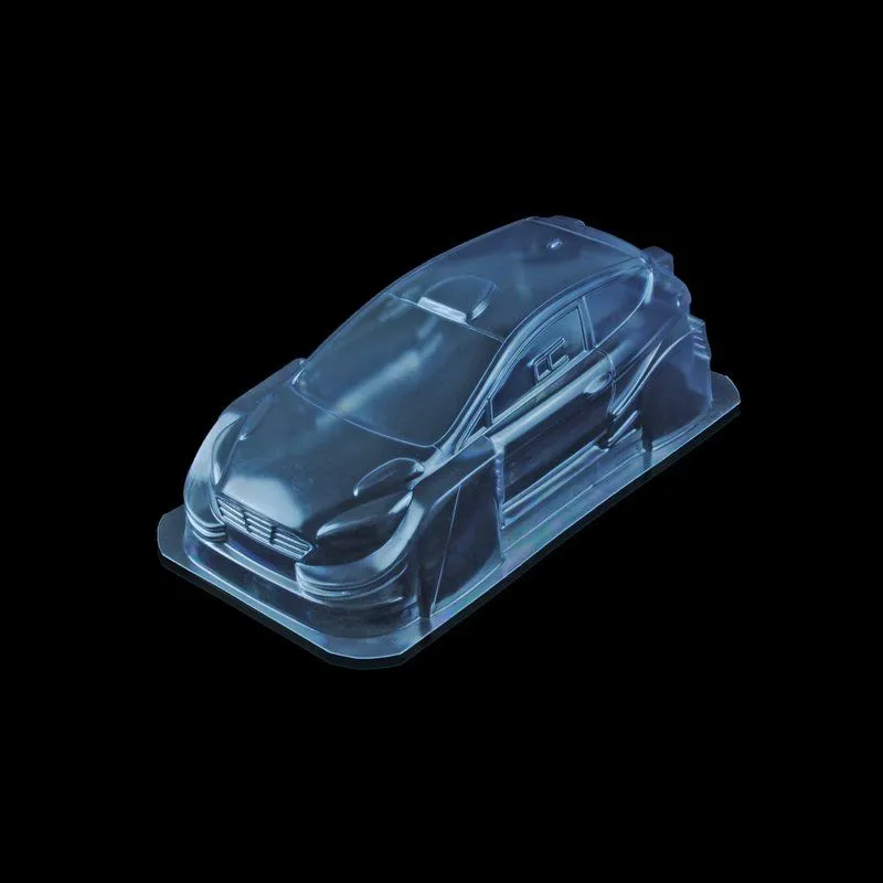 1/10 Lexan Clear RC Car Body Shell for M-chassis Ford Fiesta Monster Rally 210mm