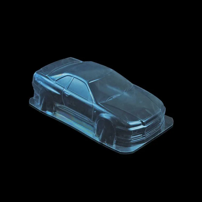 1/10 Lexan Clear RC Car Body Shell for M-Chassis NISSAN SKYLINE GTR R34   210mm