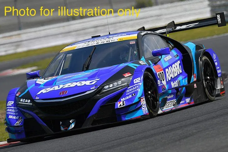 1/10 Lexan Clear RC Car Body Shell for M Chassis Raybrig Honda NSX Super GT 225mm