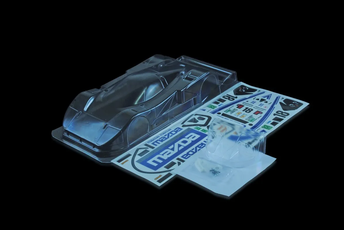 1/10 Lexan Clear RC Car Body Shell for MAZDA 787B 190mm