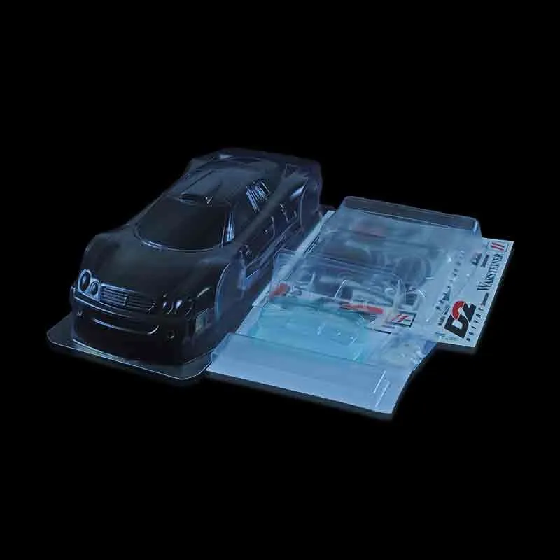 1/10 Lexan Clear RC Car Body Shell for Mercedes Benz CLK GTR  190mm