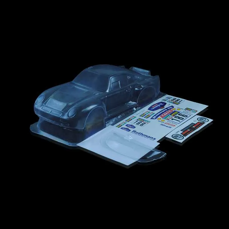 1/10 Lexan Clear RC Car Body Shell for  MINI PORSCHE 959  210mm