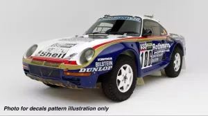 1/10 Lexan Clear RC Car Body Shell for  MINI PORSCHE 959  210mm