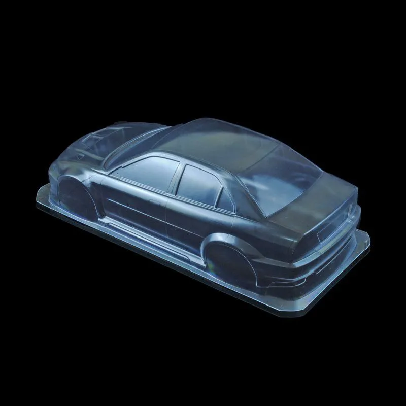 1/10 Lexan Clear RC Car Body Shell for Mitsubishi LANCER WRC EVO5  190mm