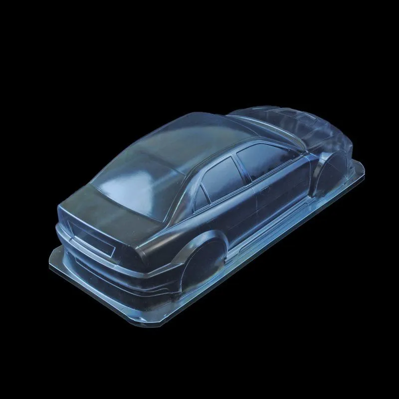 1/10 Lexan Clear RC Car Body Shell for Mitsubishi LANCER WRC EVO5  190mm