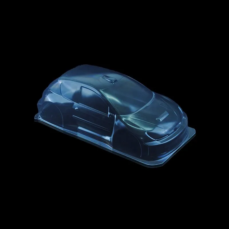 1/10 Lexan Clear RC Car Body Shell for Peugeot 206 Rally   185mm