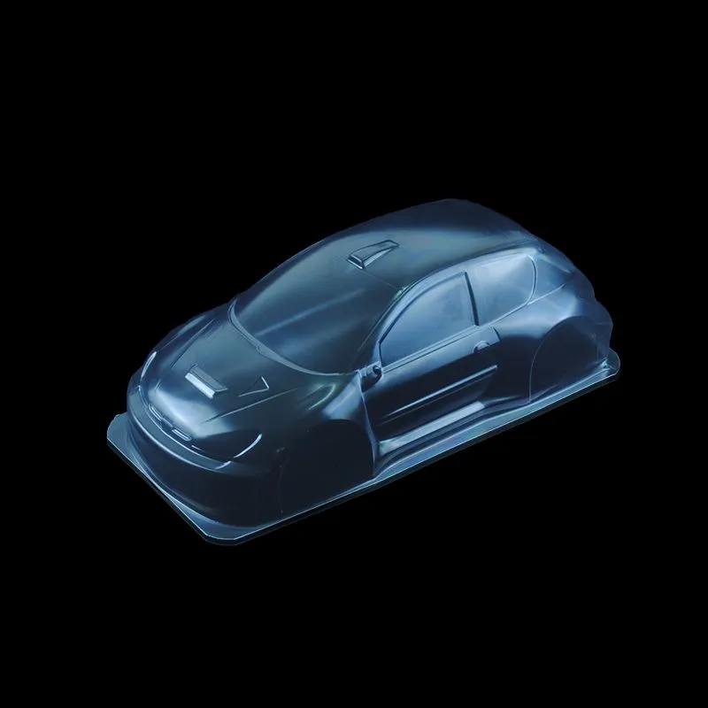 1/10 Lexan Clear RC Car Body Shell for Peugeot 206 Rally   185mm
