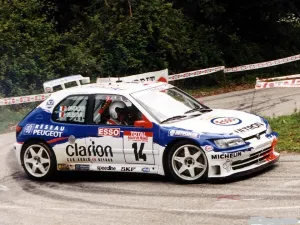 1/10 Lexan Clear RC Car Body Shell for PEUGEOT 306 WRC 190mm