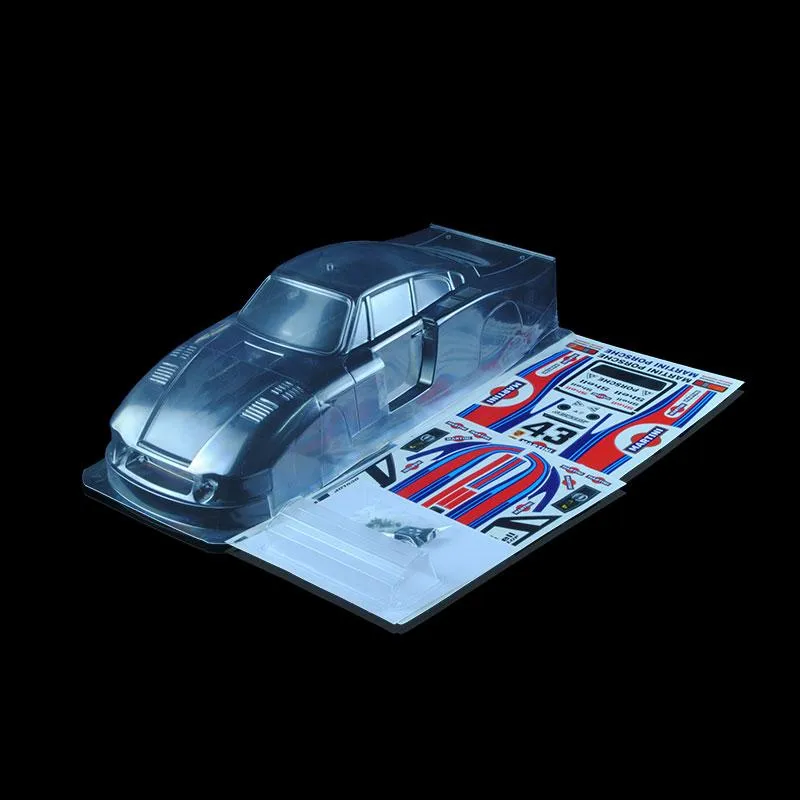 1/10 Lexan Clear RC Car Body Shell for PORSCHE 935   190mm