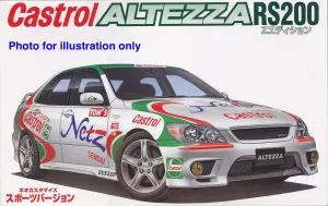 1/10 Lexan Clear RC Car Body Shell for TOYOTA ALTEZZA RS200  190mm