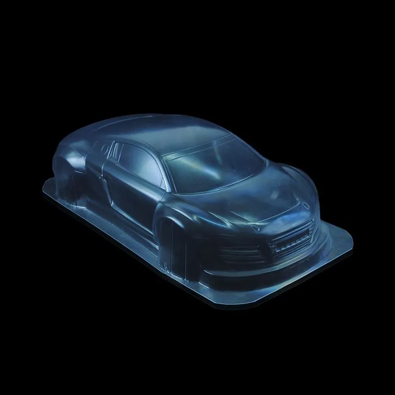 1/8 Lexan Clear RC Car Body Shell for AUDI R8 GT  360mm