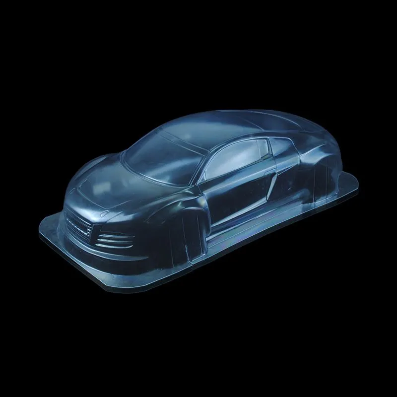 1/8 Lexan Clear RC Car Body Shell for AUDI R8 GT  360mm