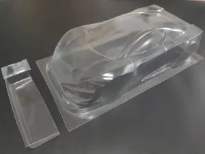 1/8 Lexan Clear RC Car Body Shell for GT HT  325mm