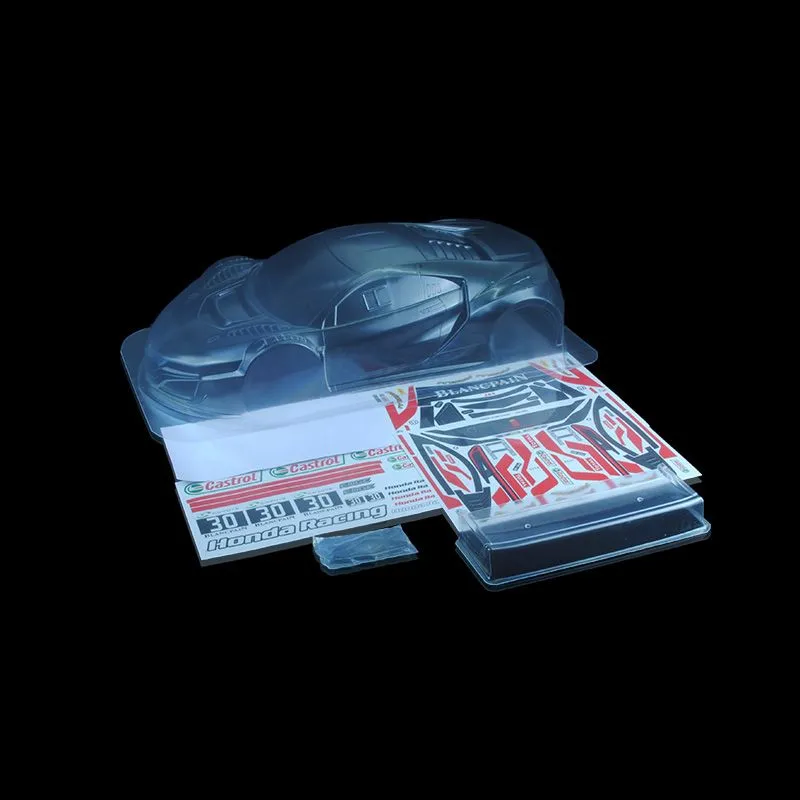 1/8 Lexan Clear RC Car Body Shell for  HONDA NSX GT  325mm