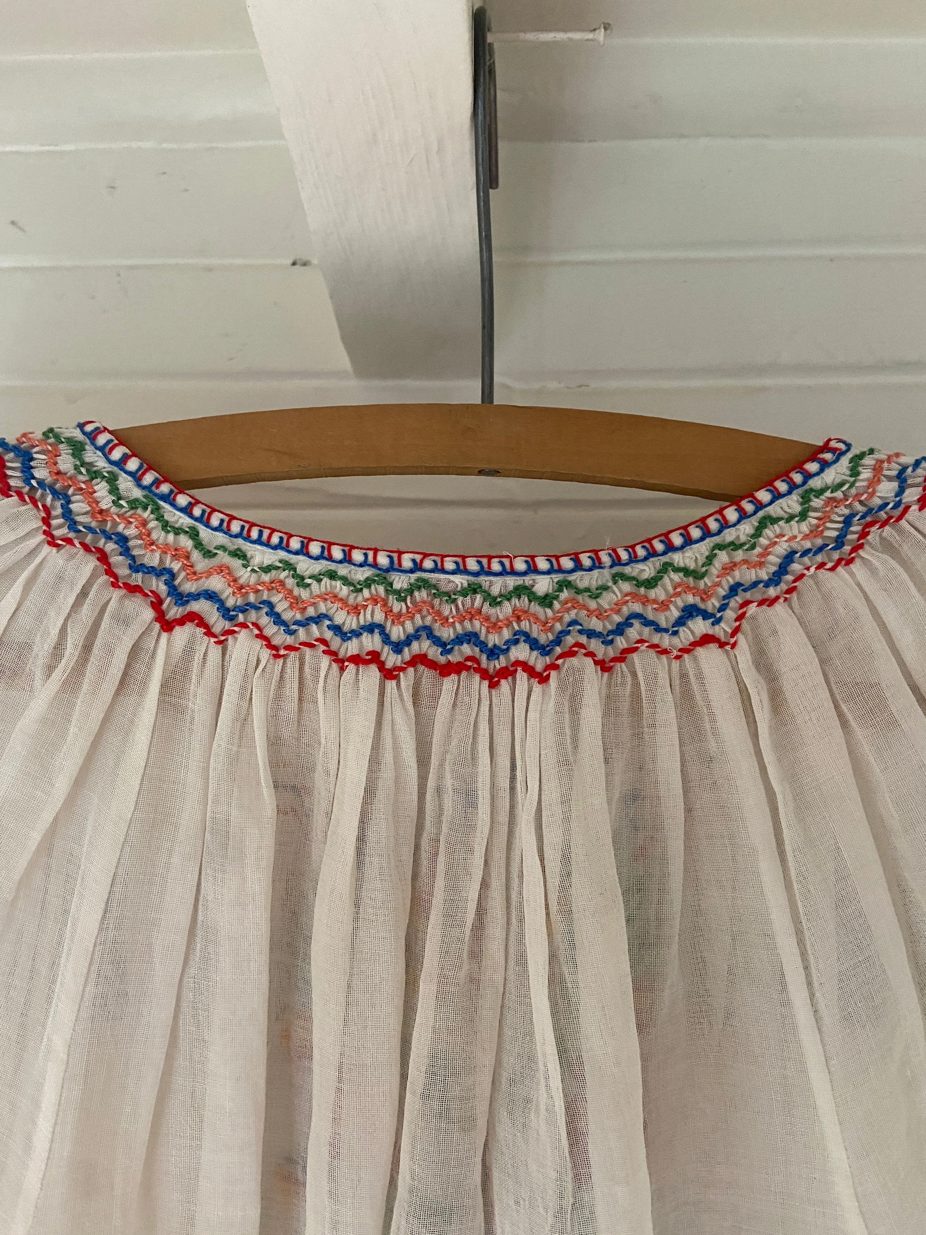 1930s Hungarian Hand Embroidered Peasant Blouse