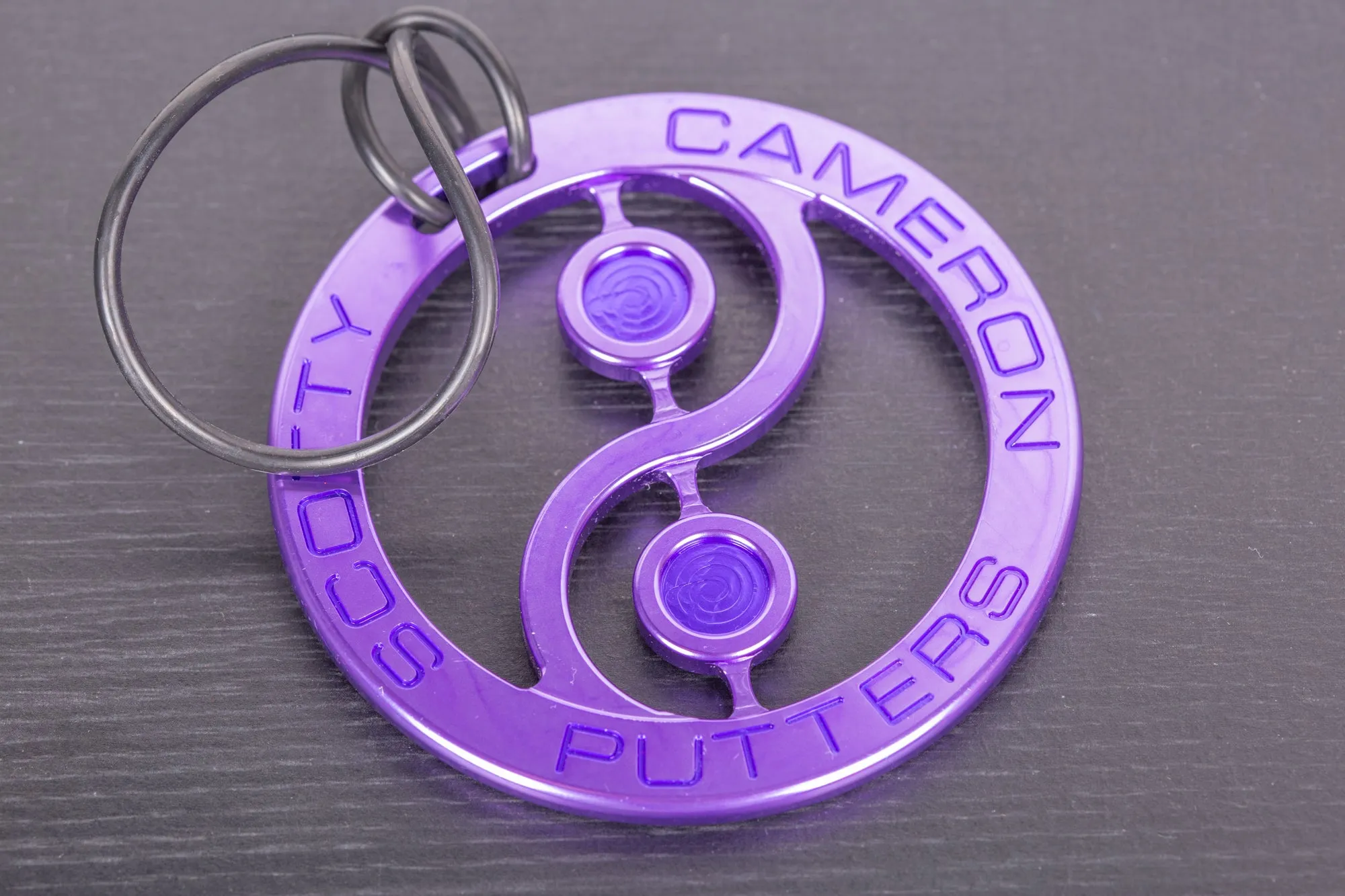 2012 Mardi Gras Yin Yang Bag Tag