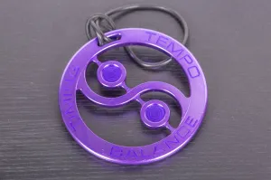2012 Mardi Gras Yin Yang Bag Tag