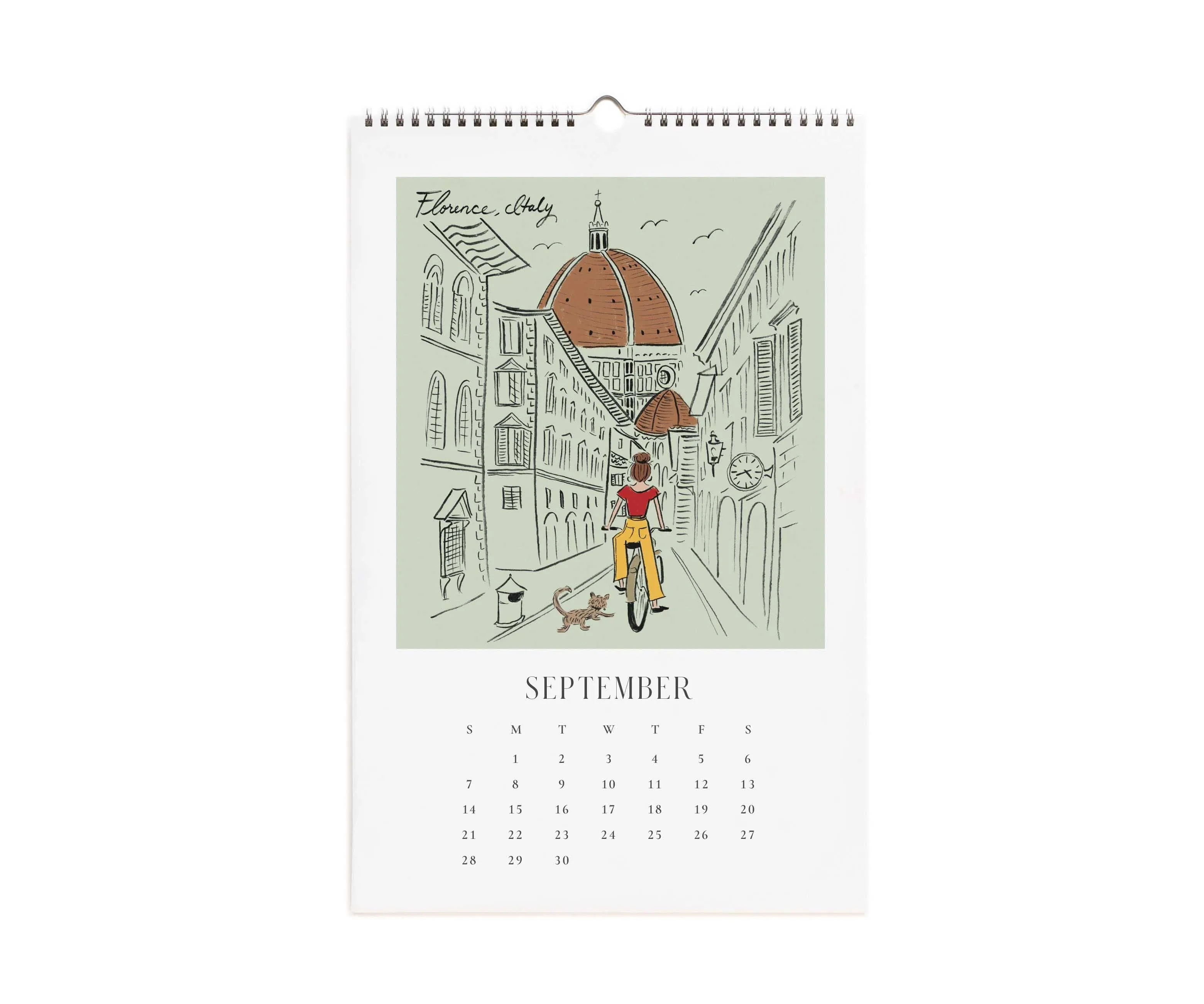 2025 Travel Sketchbook Wall Calendar