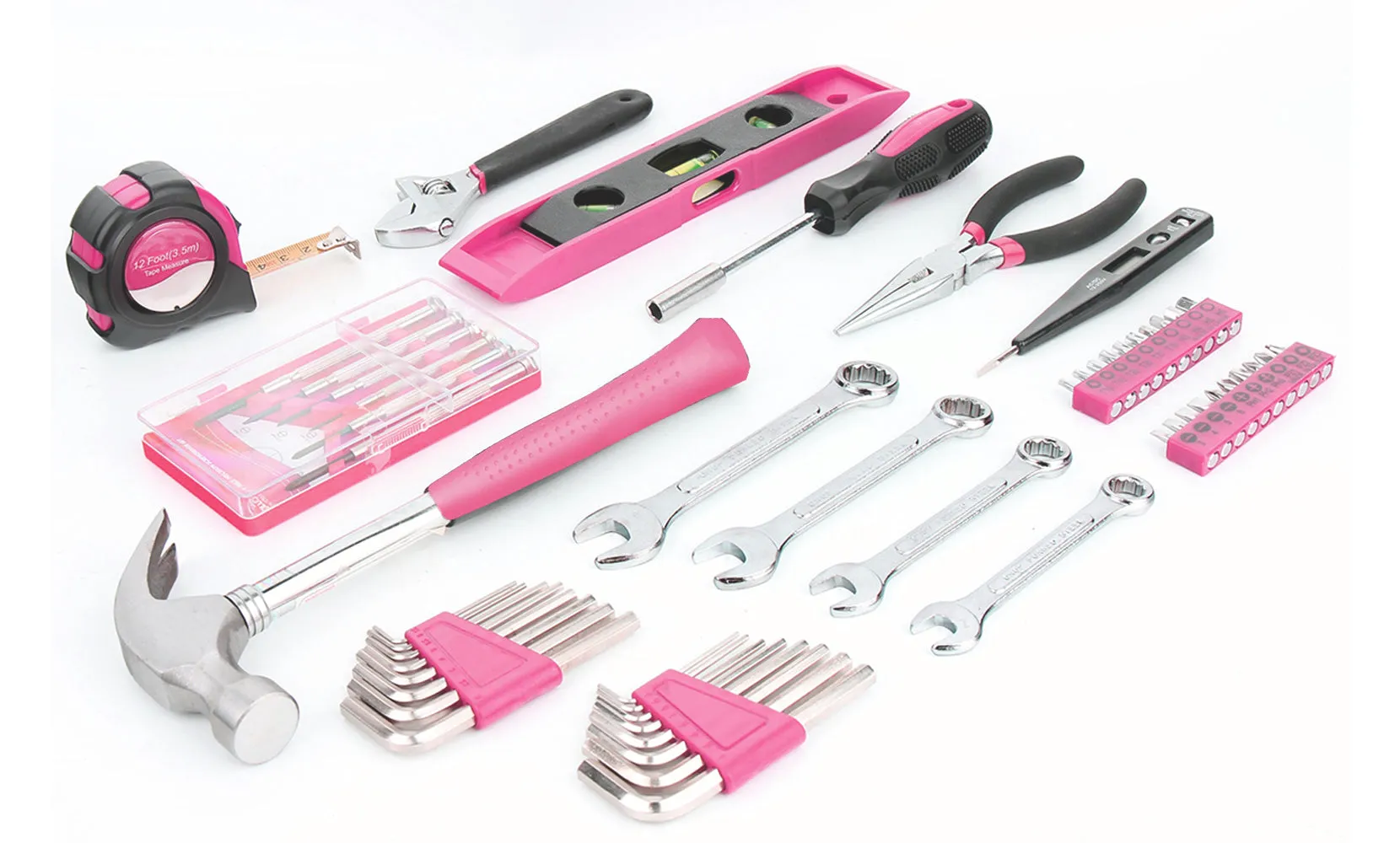 39-Piece: Pink Tool Set