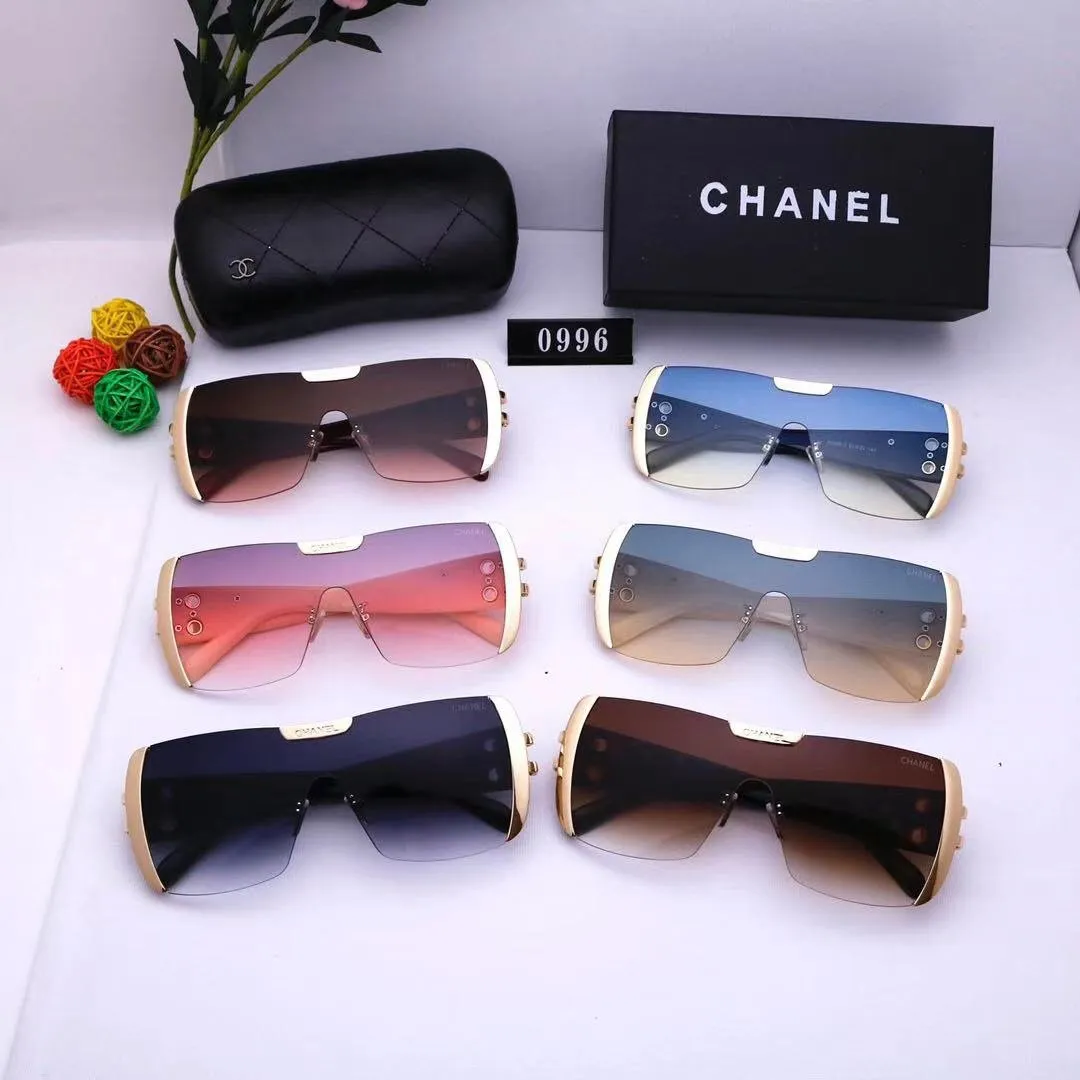 6 Colors Gold Trimmed Sunglasses