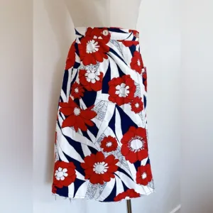 70s Wrap Aline Skirt
