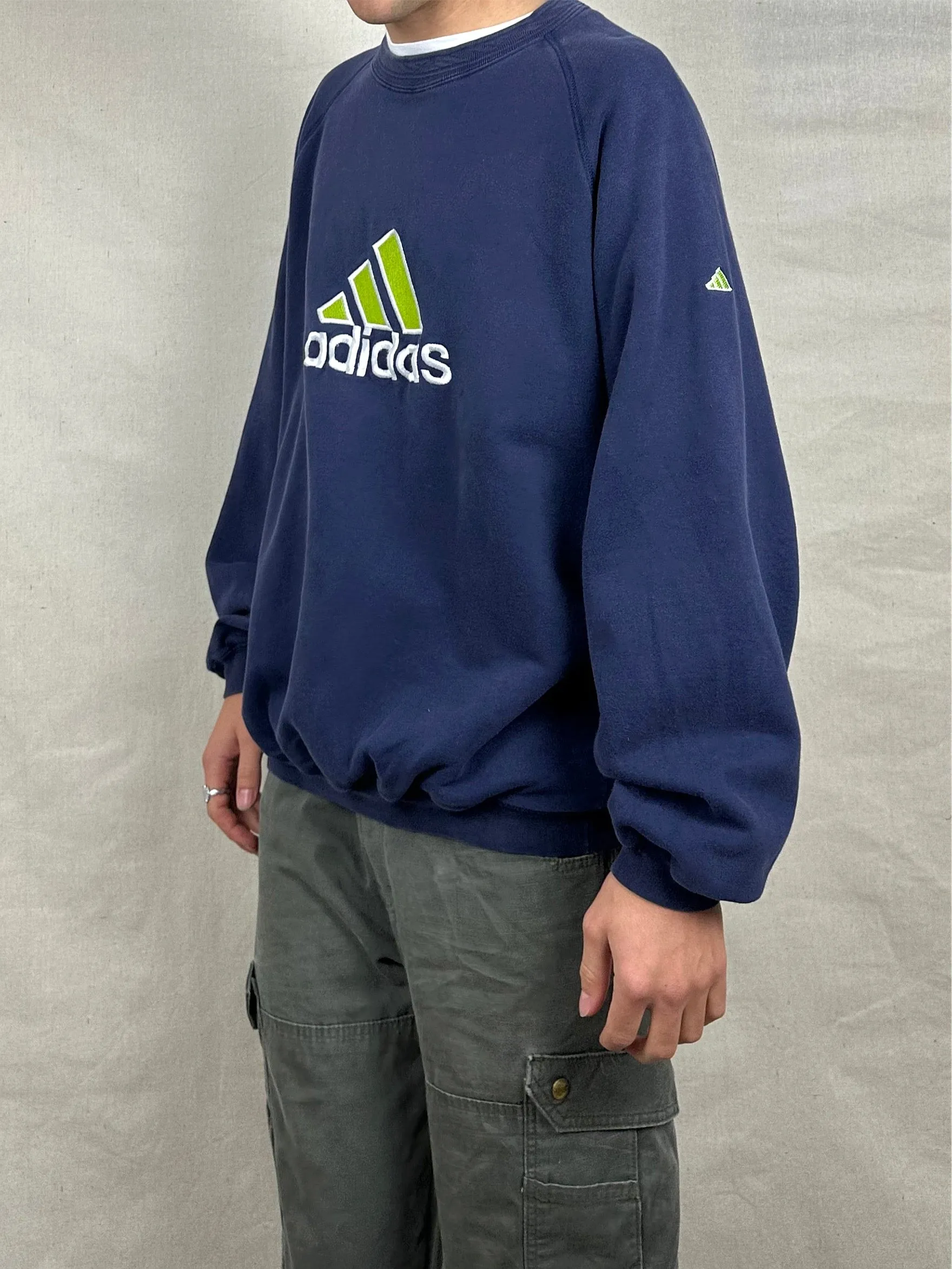 90's Adidas Embroidered Vintage Sweatshirt Size XL