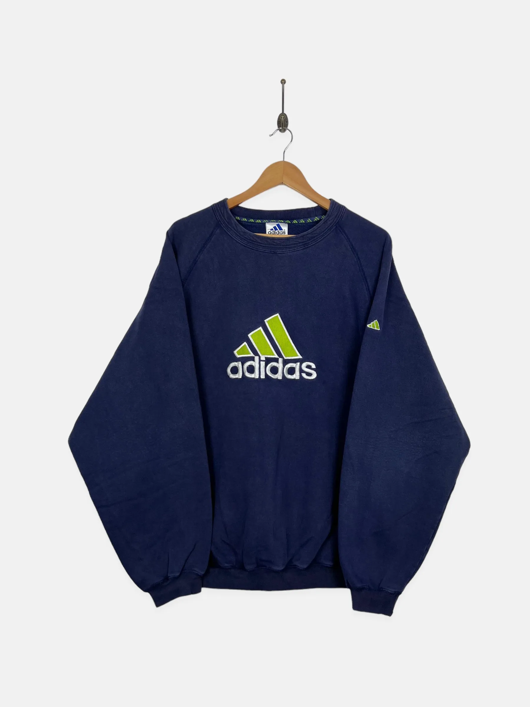 90's Adidas Embroidered Vintage Sweatshirt Size XL