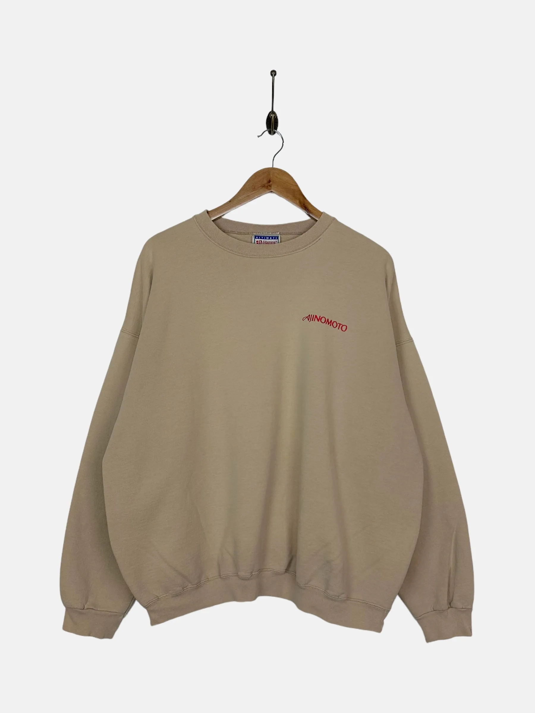90's Ajinomoto Embroidered Vintage Sweatshirt Size M-L
