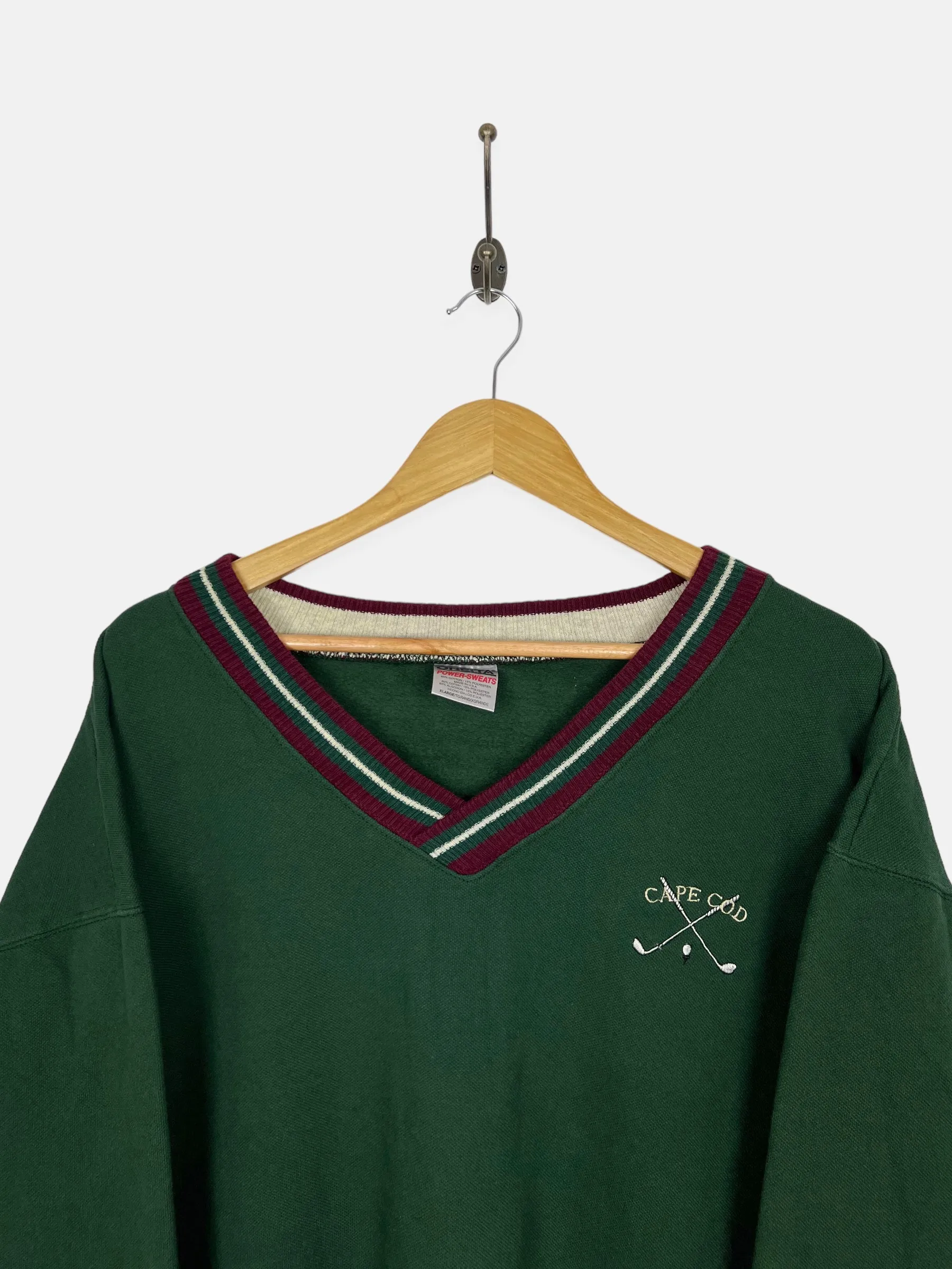 90's Cape Cod USA Made Embroidered Vintage Sweatshirt Size XL