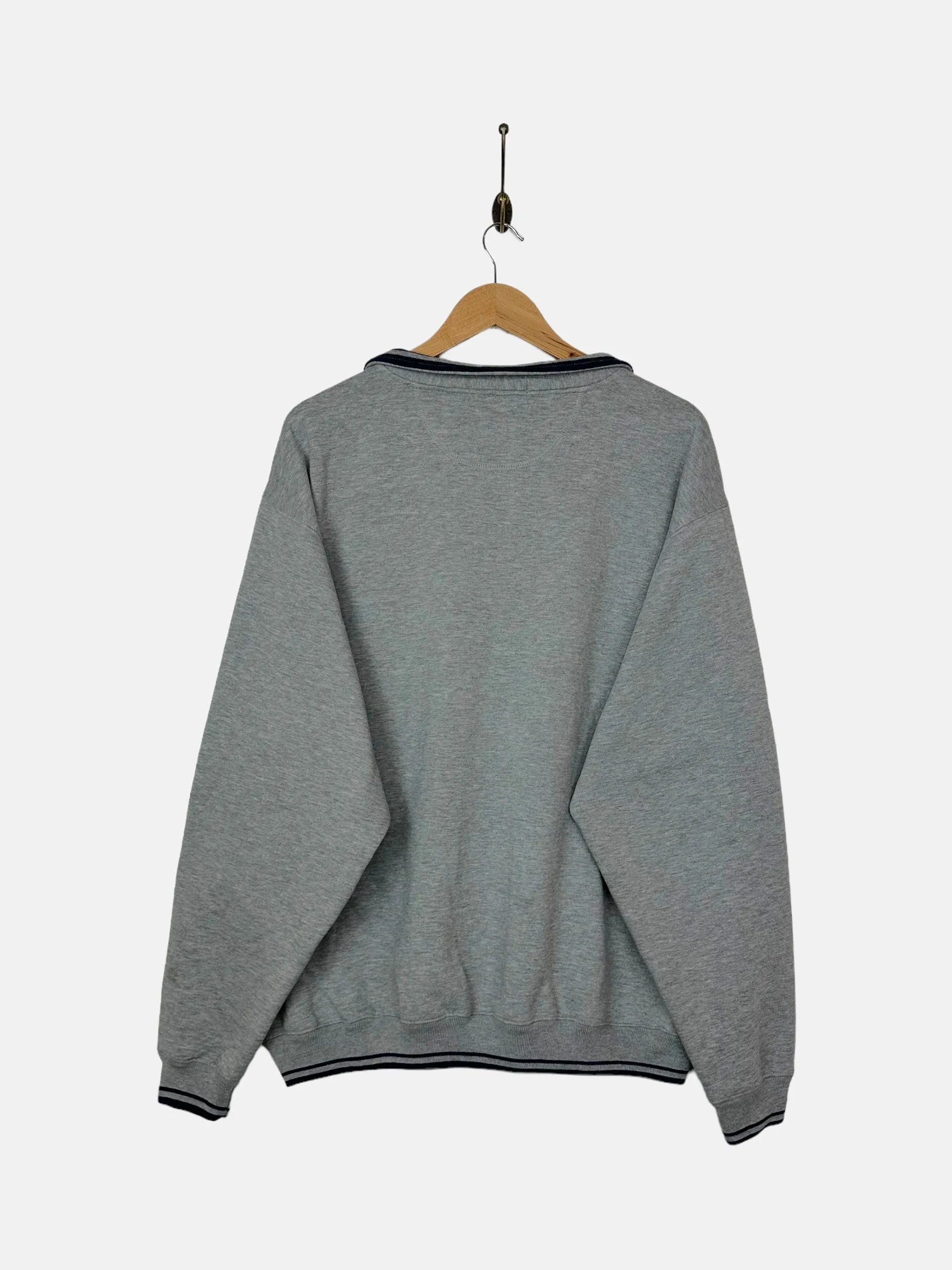 90's Carnival Embroidered Vintage Quarterzip Sweatshirt Size L-XL