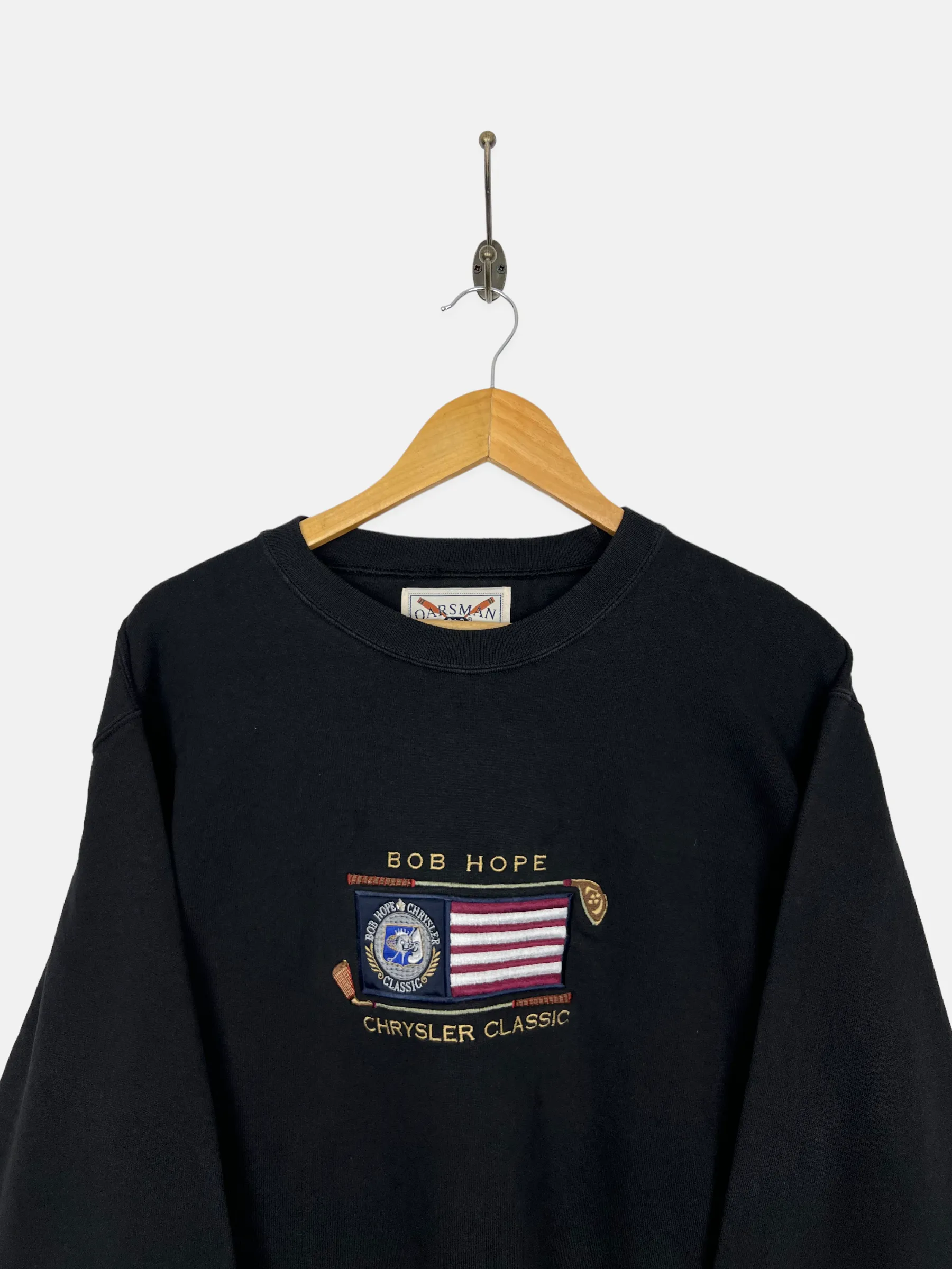 90's Chrysler Classic Golf USA Made Embroidered Vintage Sweatshirt Size 8-10