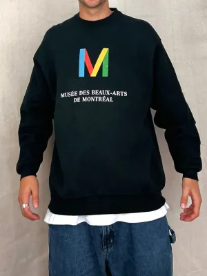 90's Musée Des Beaux-Arts De Montréal USA Made Vintage Sweatshirt Size L