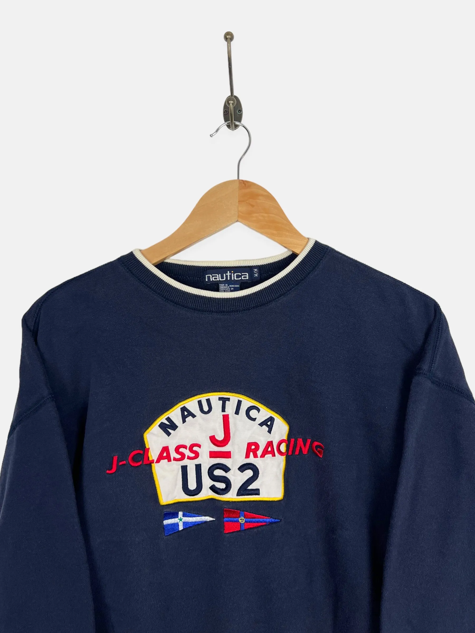 90's Nautica Racing Embroidered Vintage Sweatshirt Size 14