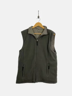 90's Reversible Embroidered Fleece Vest Size M