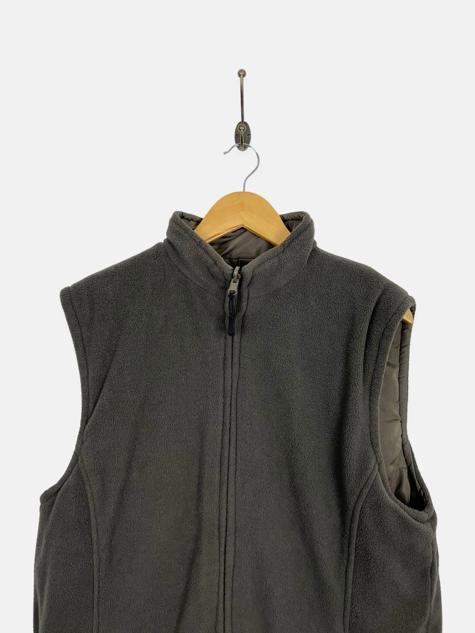 90's Reversible Embroidered Fleece Vest Size M