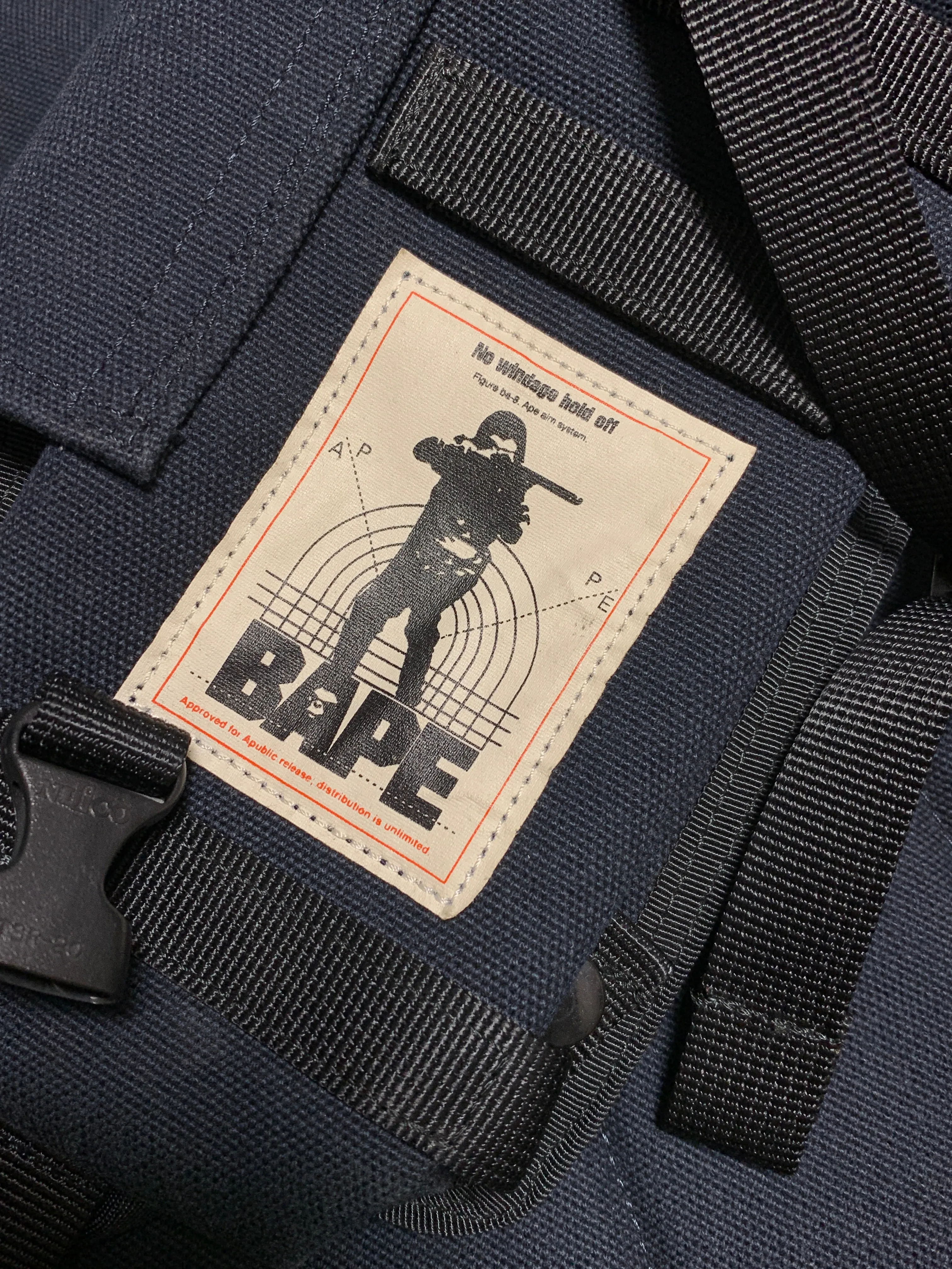 A Bathing Ape Bape x Porter Vintage Military Backpack