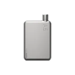 A5 memobottle (Stainless Steel) – Satin